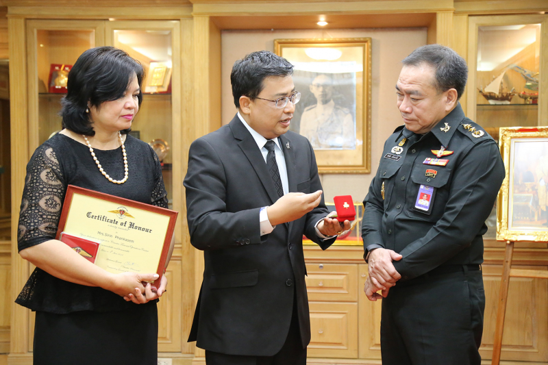 พิธีรับมอบเครื่องหมายแสดงความสามารถฯ ณ สตง.