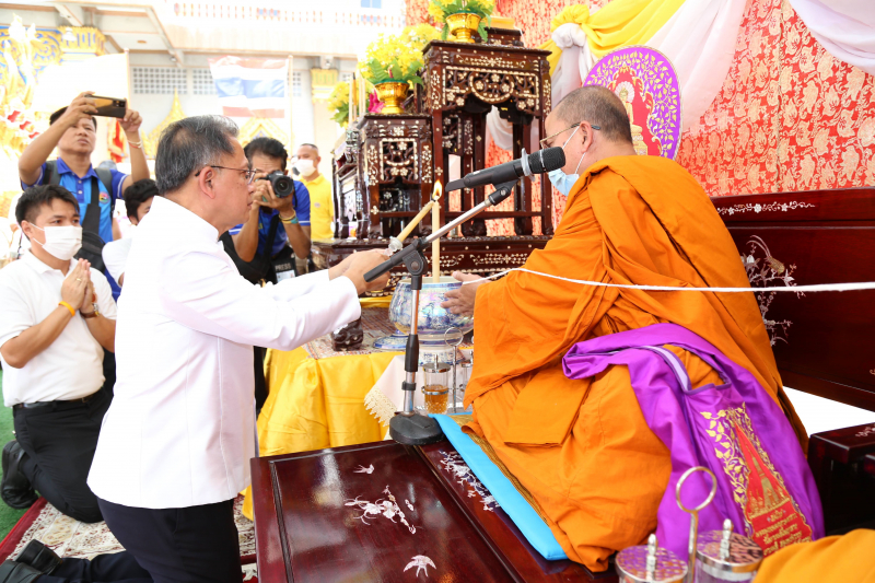 พิธีเททองหล่อพระพุทธโสธร รุ่น มงคลแผ่นดิน 108