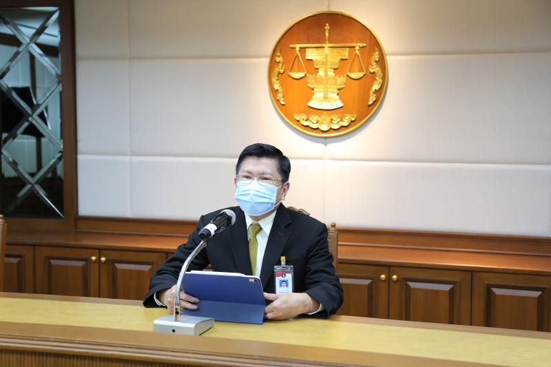 พิธีเปิดโครงการพัฒนาข้าราชการใหม่ ปีงบประมาณ 2565 ผ่านระบบออนไลน์