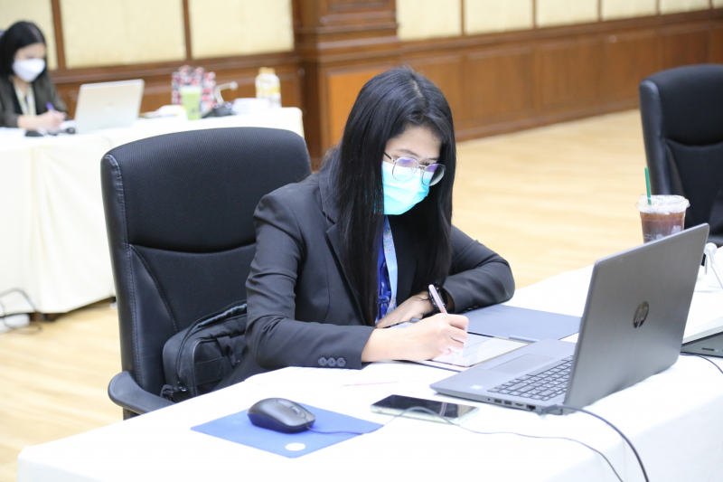 การประชุมคณะข้าราชการระดับผู้บริหาร ครั้งที่ 1/2565 ผ่านระบบออนไลน์ ณ ห้องดำริอิศรานุวรรต สำนักงานการตรวจเงินแผ่นดิน