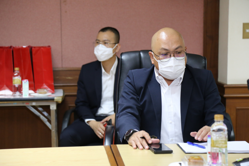 การประชุมร่วมระหว่างผู้ว่าการตรวจเงินแผ่นดินและผู้ว่าการรถไฟแห่งประเทศไทย โครงการก่อสร้างอาคารที่ทำการสำนักงานการตรวจเงินแผ่นดิน