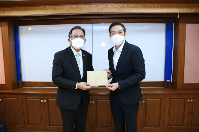 การประชุมร่วมระหว่างผู้ว่าการตรวจเงินแผ่นดินและผู้ว่าการรถไฟแห่งประเทศไทย โครงการก่อสร้างอาคารที่ทำการสำนักงานการตรวจเงินแผ่นดิน