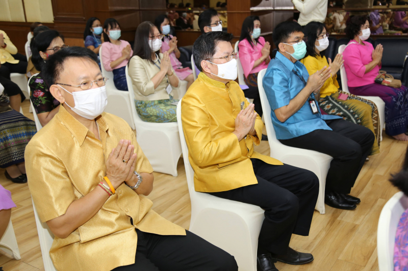 พิธีเจริญพระพุทธมนต์เพื่อความเป็นสวัสดิมงคล เนื่องในเทศกาลขึ้นปีใหม่ไทย (วันสงกรานต์) พุทธศักราช 2564