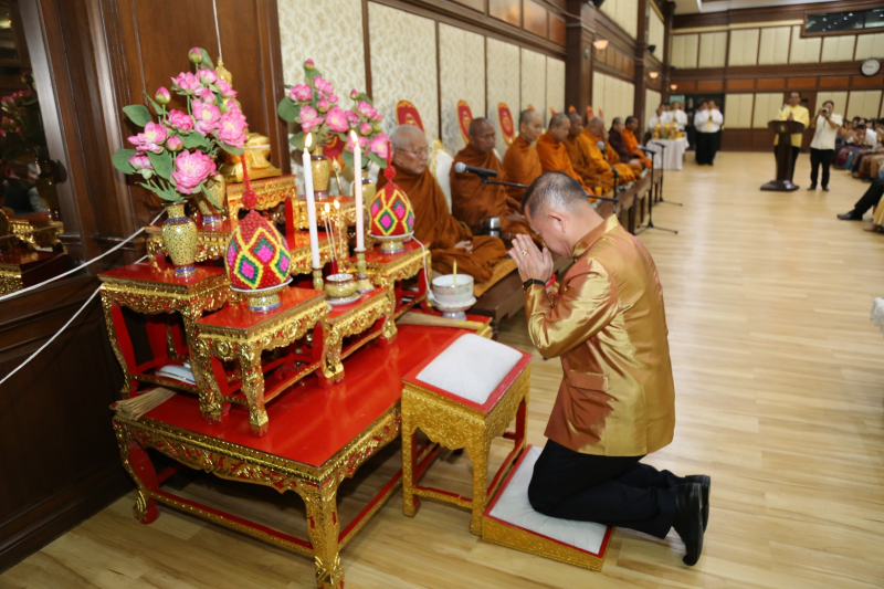 พิธีเจริญพระพุทธมนต์เพื่อความเป็นสวัสดิมงคลเนื่องในโอกาสปีใหม่ พ.ศ.2562