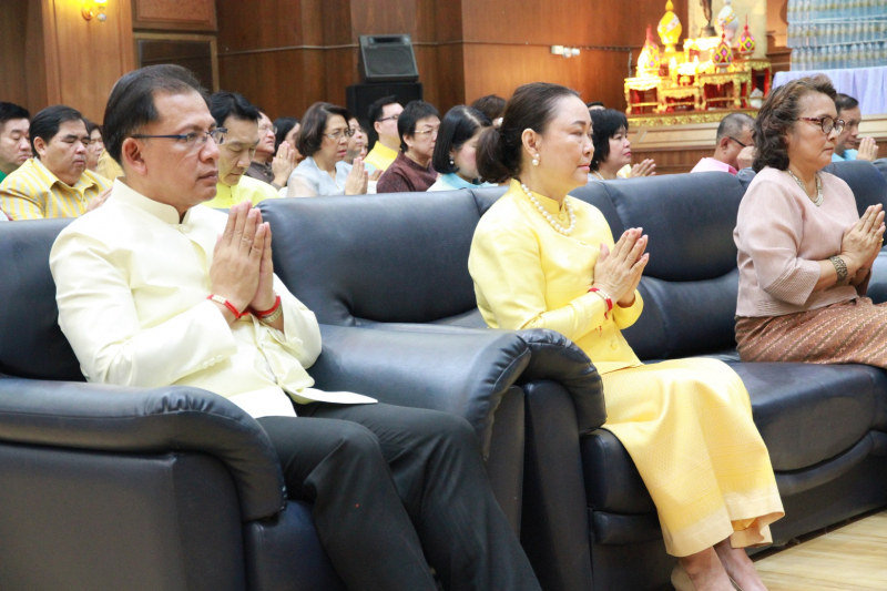 พิธีเจริญพระพุทธมนต์เพื่อความเป็นสวัสดิมงคลเนื่องในโอกาสปีใหม่ พ.ศ.2562