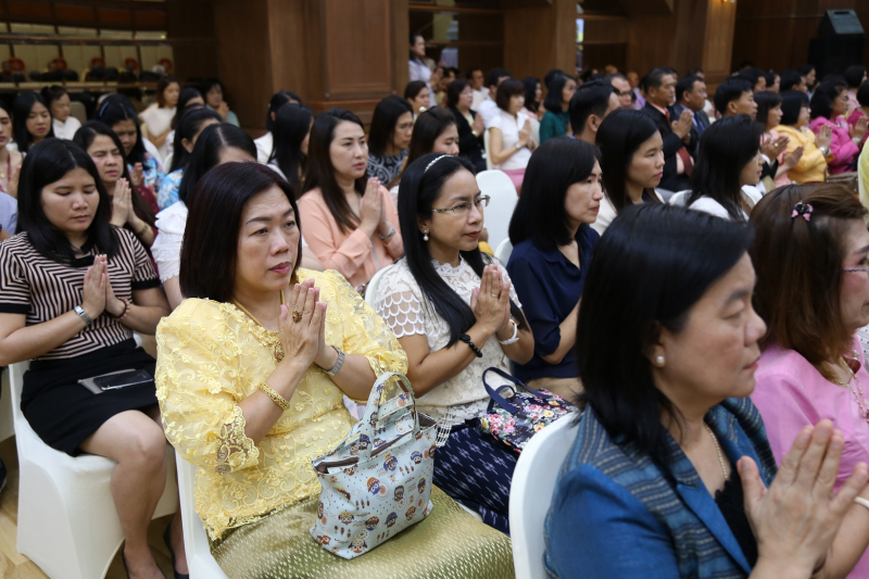 พิธีเจริญพระพุทธมนต์เพื่อความเป็นสวัสดิมงคลเนื่องในโอกาสปีใหม่ พ.ศ.2562