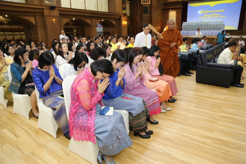 พิธีเจริญพระพุทธมนต์เพื่อความเป็นสวัสดิมงคลเนื่องในโอกาสปีใหม่ พ.ศ.2562