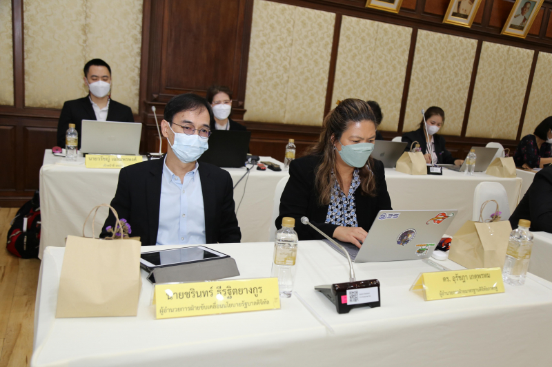 การประชุมหารือแนวทางการดำเนินการตามพระราชบัญญัติการปฏิบัติงานอิเล็กทรอนิกส์ พ.ศ. 2565 ณ สำนักงานการตรวจเงินแผ่นดิน