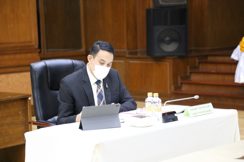 การประชุมผู้ตรวจเงินแผ่นดิน ครั้งที่ 1/2564 ผ่านระบบออนไลน์ (Online) แบบถ่ายทอดสด (Live) ณ ห้องดำริอิศรานุวรรต สำนักงานการตรวจเง