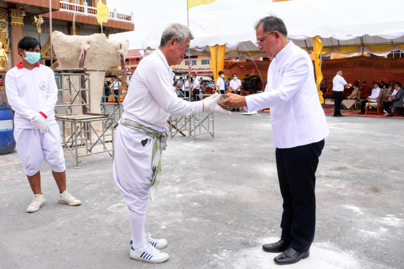 พิธีเททองหล่อพระพุทธโสธร รุ่น มงคลแผ่นดิน 108