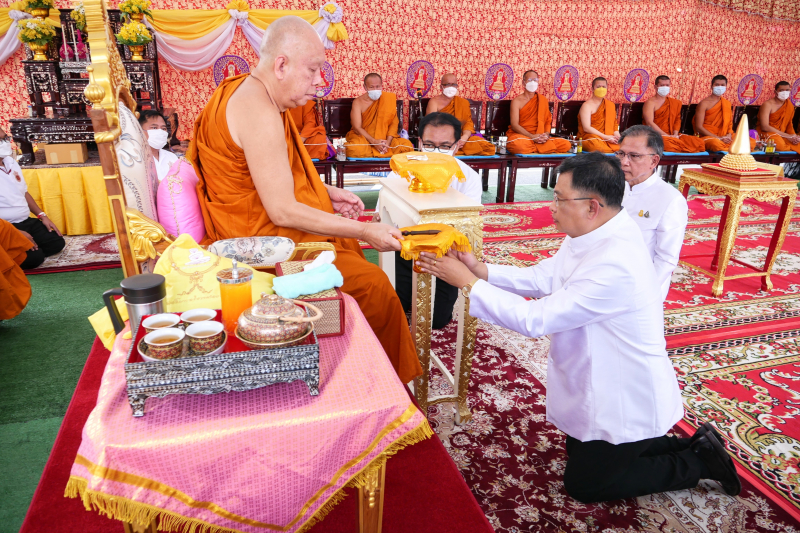 พิธีเททองหล่อพระพุทธโสธร รุ่น มงคลแผ่นดิน 108