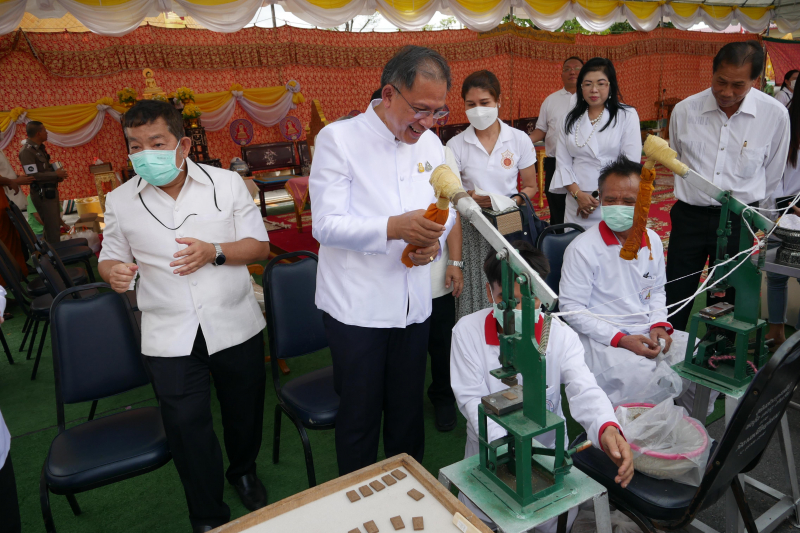 พิธีเททองหล่อพระพุทธโสธร รุ่น มงคลแผ่นดิน 108