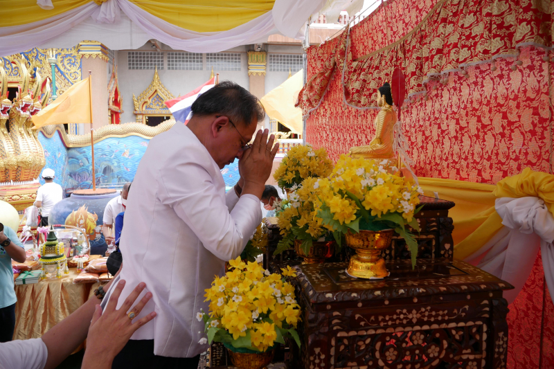 พิธีเททองหล่อพระพุทธโสธร รุ่น มงคลแผ่นดิน 108