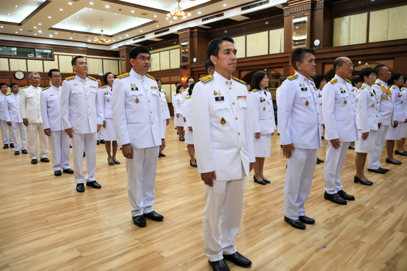  พิธีถวายสัตย์ปฏิญาณเพื่อเป็นข้าราชการที่ดีและพลังของแผ่นดิน