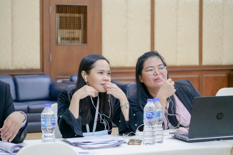 การฝึกอบรมผ่านระบบ Online แบบถ่ายทอดสด (Live) ระหว่างประเทศ ตามโครงการพัฒนา 