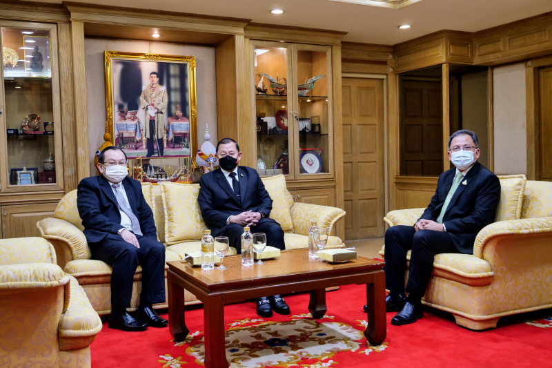 ผู้ตรวจการแผ่นดินเข้าเยี่ยมคารวะ ประธานกรรมการตรวจเงินแผ่นดิน พร้อมหารือข้อราชการ