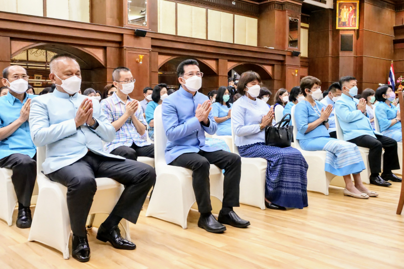 สำนักงานการตรวจเงินแผ่นดิน จัดกิจกรรมเนื่องในโอกาสวันคล้ายวันสถาปนาสำนักงานการตรวจเงินแผ่นดิน ครบรอบ 107 ปี ณ สำนักงานการตรวจเงิ