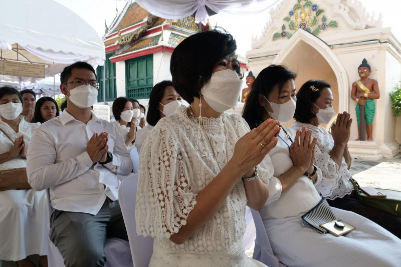 พิธีอธิษฐานจิตมวลสาร แผ่นจาร และแผ่นดวงชะตา 