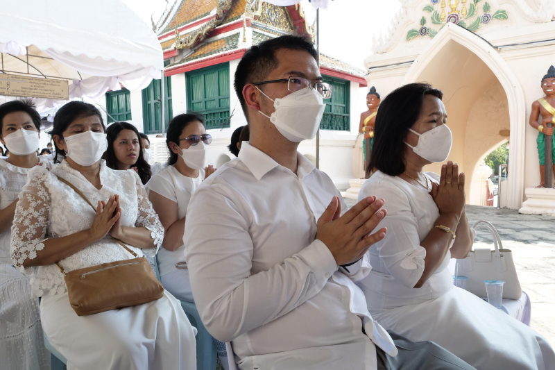 พิธีอธิษฐานจิตมวลสาร แผ่นจาร และแผ่นดวงชะตา 