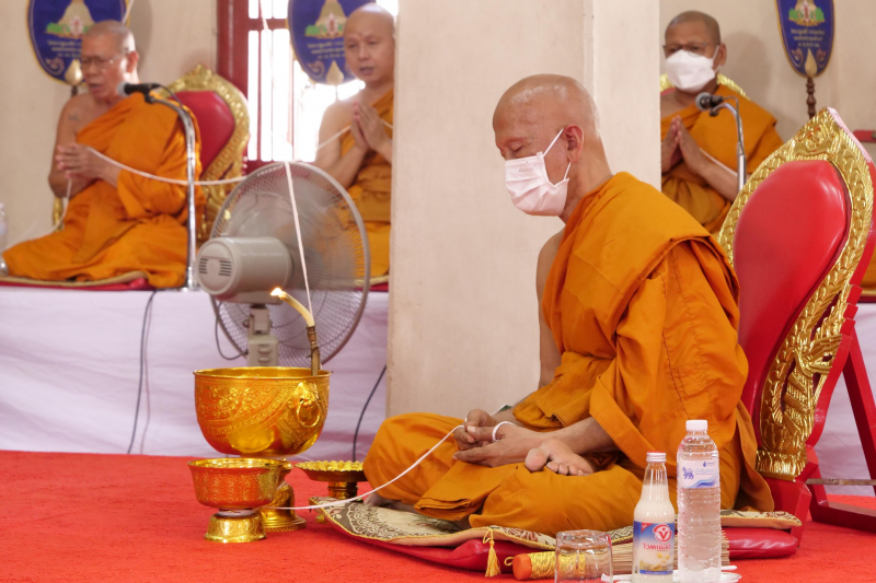 พิธีอธิษฐานจิตมวลสาร แผ่นจาร และแผ่นดวงชะตา 