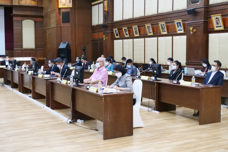 การประชุมคณะข้าราชการระดับผู้บริหาร ครั้งที่ 2/2566 ณ สำนักงานการตรวจเงินแผ่นดิน และผ่านระบบออนไลน์