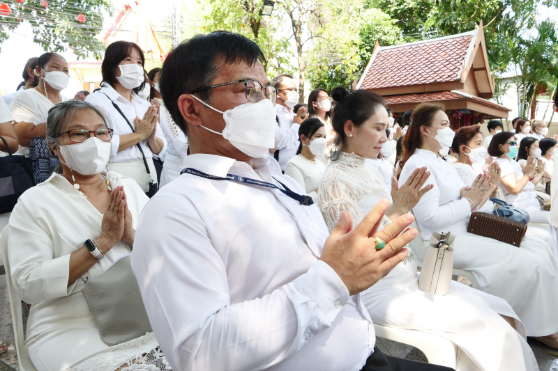 พิธีบวงสรวงดวงพระวิญญาณสมเด็จพระเจ้าตากสินมหาราช ณ ศาลสมเด็จพระเจ้ากรุงธนบุรีมหาราช วัดหงส์รัตนาราม ราชวรวิหาร กรุงเทพมหานคร