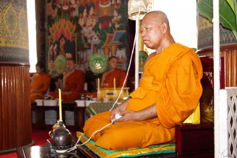 พิธีอธิษฐานจิตมวลสาร แผ่นจาร และแผ่นดวงชะตา 