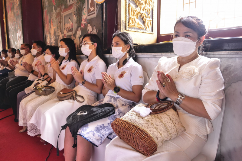 พิธีอธิษฐานจิตมวลสาร แผ่นจาร และแผ่นดวงชะตา 