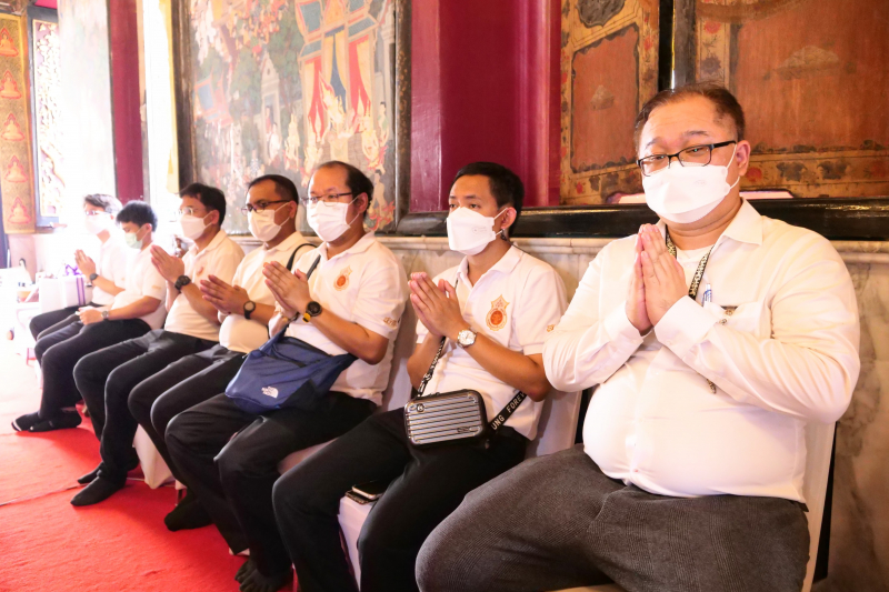 พิธีอธิษฐานจิตมวลสาร แผ่นจาร และแผ่นดวงชะตา 