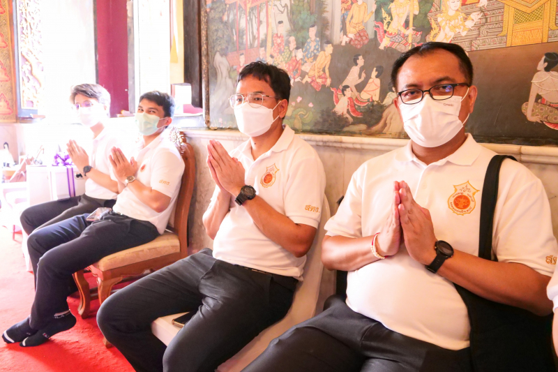 พิธีอธิษฐานจิตมวลสาร แผ่นจาร และแผ่นดวงชะตา 