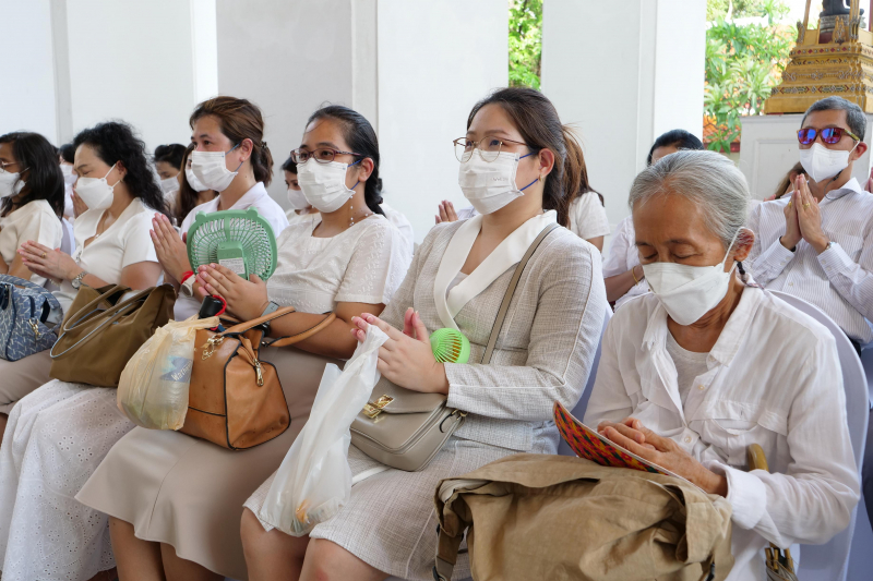 พิธีอธิษฐานจิตมวลสาร แผ่นจาร และแผ่นดวงชะตา 