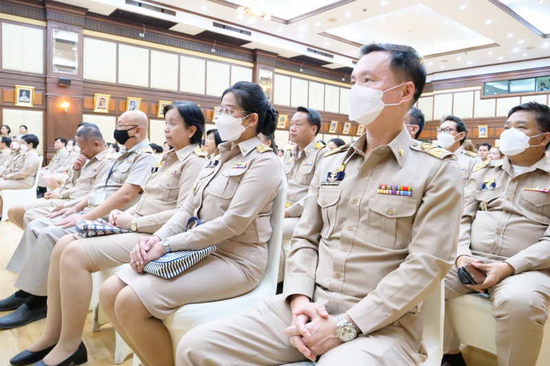 พิธีแสดงกตเวทิตาจิตในโอกาสครบวาระดำรงตำแหน่งกรรมการตรวจเงินแผ่นดิน  