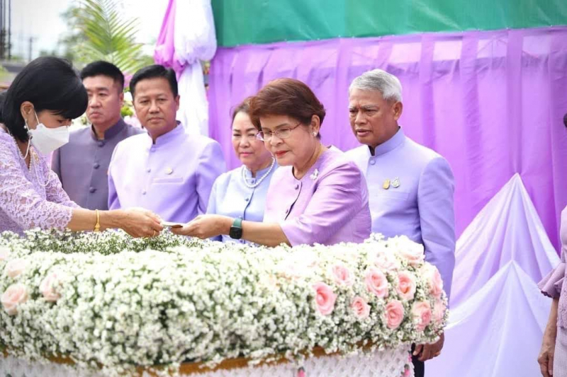 พิธีวางศิลาฤกษ์อาคารสำนักงานสำนักตรวจเงินแผ่นดินจังหวัดตาก