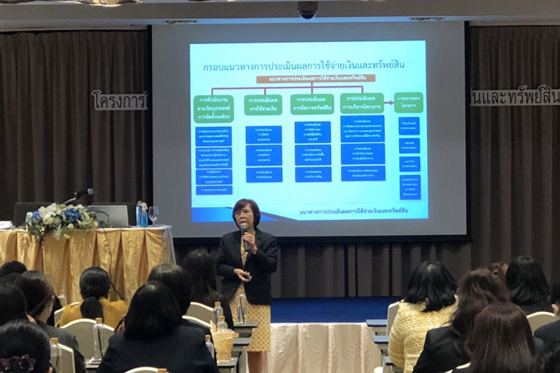 หลักสูตร “แนวทางการประเมินผลการใช้จ่ายเงินและทรัพย์สิน”