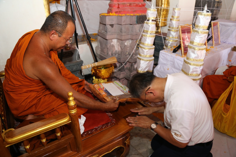 พิธีอธิษฐานจิตมวลสาร แผ่นจาร และแผ่นดวงชะตา พระพุทธโสธร รุ่น มงคลแผ่นดิน 108 ณ วัดพระมหาธาตุ วรมหาวิหาร จังหวัดนครศรีธรรมราช