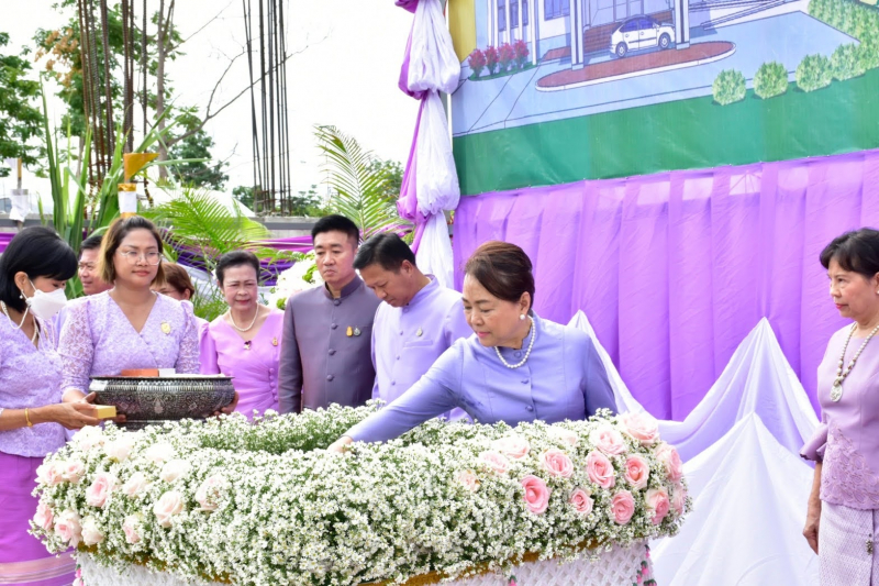 พิธีวางศิลาฤกษ์อาคารสำนักงานสำนักตรวจเงินแผ่นดินจังหวัดตาก