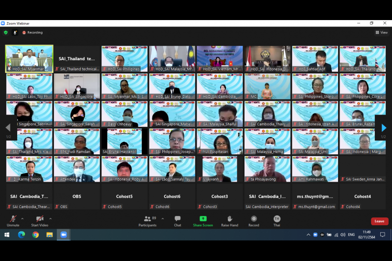 สำนักงานการตรวจเงินแผ่นดิน เข้าร่วมการประชุมสุดยอดองค์การสถาบันการตรวจสอบสูงสุดแห่งอาเซียนครั้งที่ 6 (The 6th ASEANSAI Summit) ผ