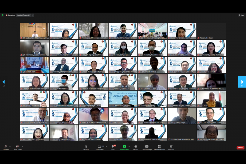 การสัมมนาทางวิชาการนานาชาติ ครั้งที่ 8 (The 8th ASOSAI Symposium) ผ่านระบบออนไลน์ (Online)