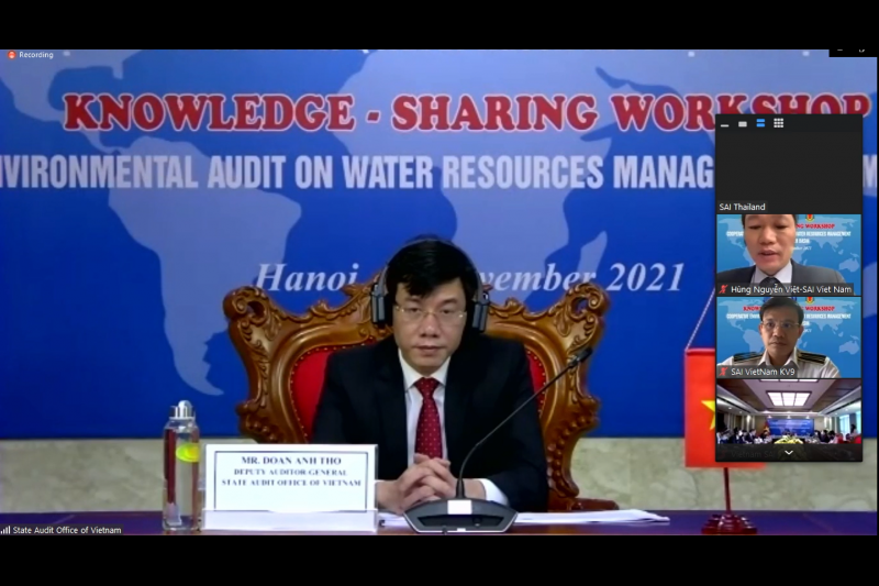 สำนักงานการตรวจเงินแผ่นดินเข้าร่วมการประชุมแบ่งปันความรู้การดำเนินโครงการความร่วมมือระหว่างประเทศด้านการตรวจสอบการบริหารจัดการทร