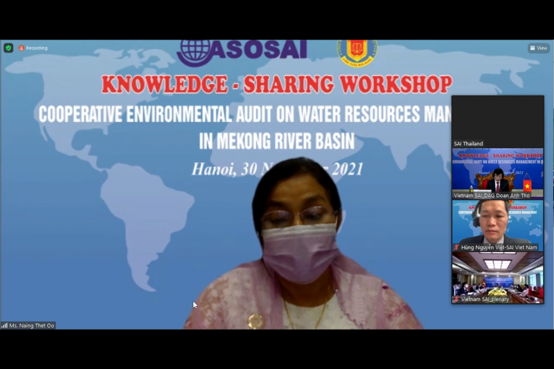 สำนักงานการตรวจเงินแผ่นดินเข้าร่วมการประชุมแบ่งปันความรู้การดำเนินโครงการความร่วมมือระหว่างประเทศด้านการตรวจสอบการบริหารจัดการทร