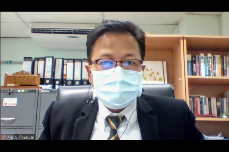 การประชุมผู้ตรวจเงินแผ่นดิน ครั้งที่ 3/2565 ผ่านระบบออนไลน์ ณ ห้องดำริอิศรานุวรรต สำนักงานการตรวจเงินแผ่นดิน