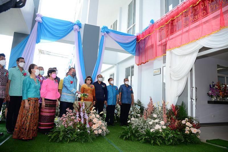 พิธีเปิดอาคารที่ทำการสำนักตรวจเงินแผ่นดินจังหวัดสระแก้ว ณ จังหวัดสระแก้ว