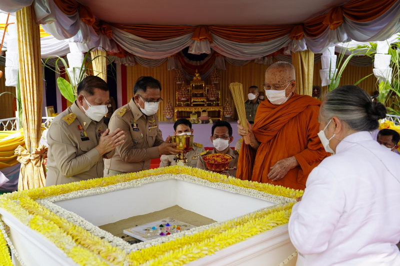 พิธีวางศิลาฤกษ์อาคารที่ทำการสำนักงานการตรวจเงินแผ่นดิน