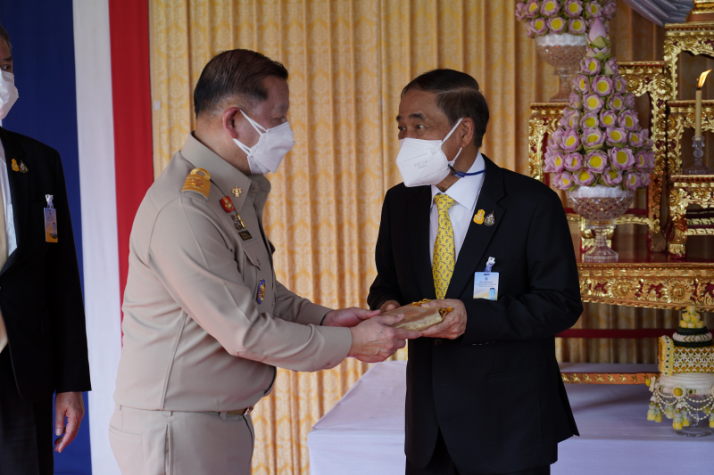 พิธีวางศิลาฤกษ์อาคารที่ทำการสำนักงานการตรวจเงินแผ่นดิน