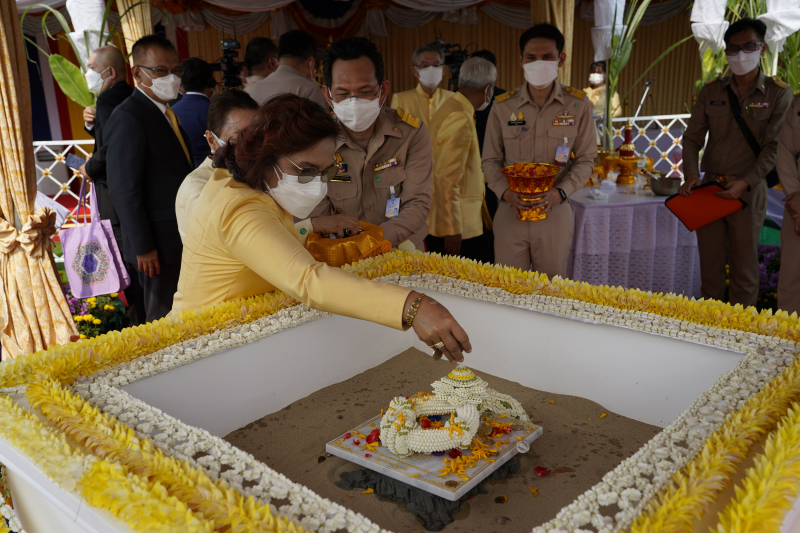 พิธีวางศิลาฤกษ์อาคารที่ทำการสำนักงานการตรวจเงินแผ่นดิน