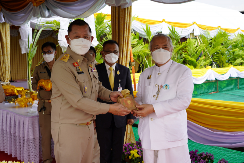 พิธีวางศิลาฤกษ์อาคารที่ทำการสำนักงานการตรวจเงินแผ่นดิน