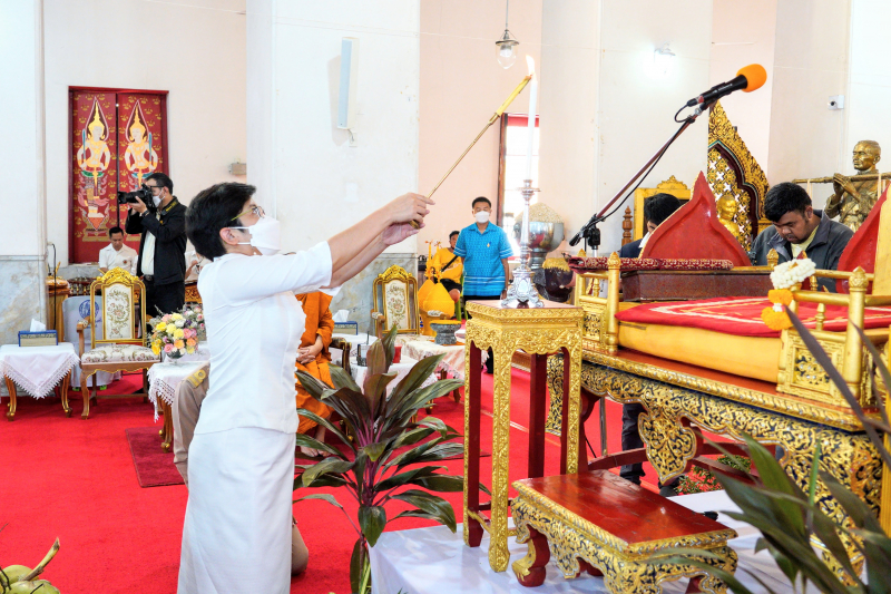 สำนักงานการตรวจเงินแผ่นดินร่วมเป็นเจ้าภาพและเป็นประธานรับฟังเทศน์มหาชาติเวสสันดรชาดก ณ พระอุโบสถ วัดมหาธาตุยุวราชรังสฤษฎิ์ (ท่าพ