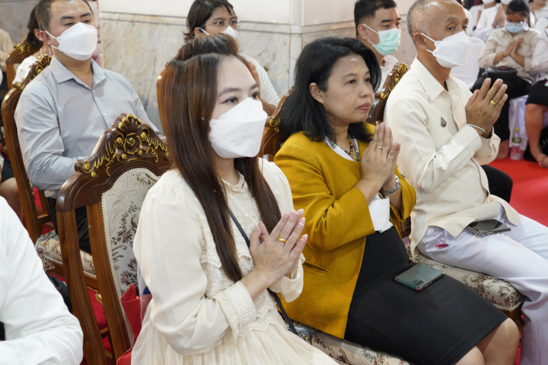 สำนักงานการตรวจเงินแผ่นดินร่วมเป็นเจ้าภาพและเป็นประธานรับฟังเทศน์มหาชาติเวสสันดรชาดก ณ พระอุโบสถ วัดมหาธาตุยุวราชรังสฤษฎิ์ (ท่าพ