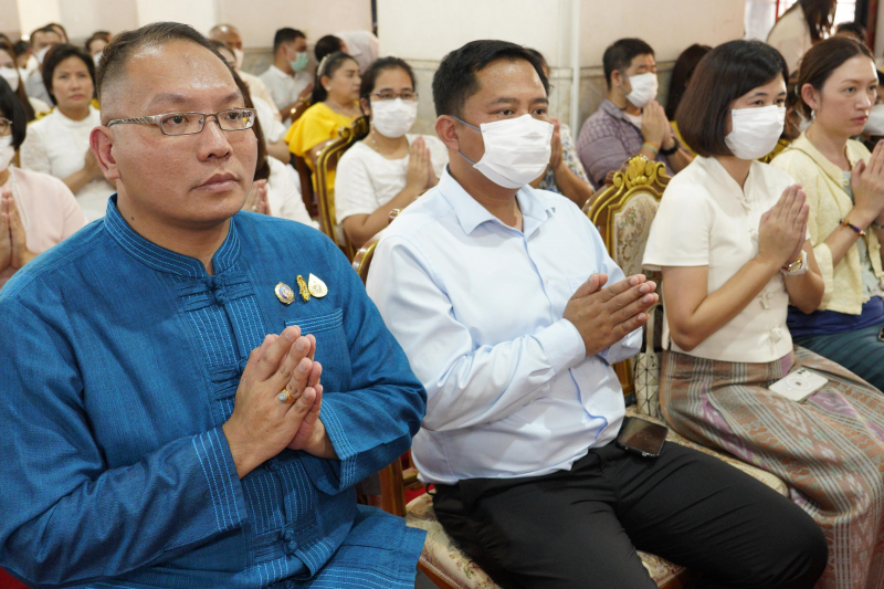 สำนักงานการตรวจเงินแผ่นดินร่วมเป็นเจ้าภาพและเป็นประธานรับฟังเทศน์มหาชาติเวสสันดรชาดก ณ พระอุโบสถ วัดมหาธาตุยุวราชรังสฤษฎิ์ (ท่าพ