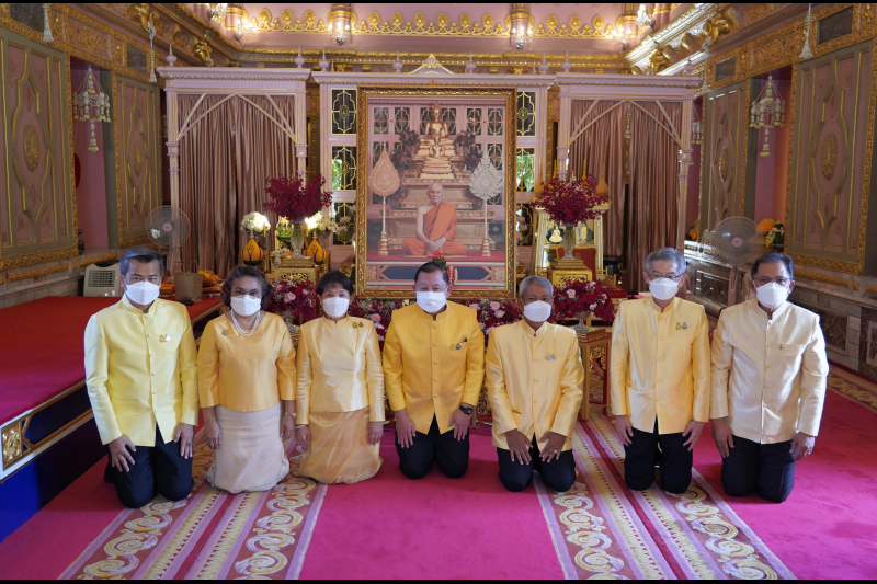 เจ้าพระคุณสมเด็จพระอริยวงศาคตญาณ (อมฺพรมหาเถร) สมเด็จพระสังฆราช สกลมหาสังฆปริณายก ประทานพระวโรกาสให้สำนักงานการตรวจเงินแผ่นดิน น